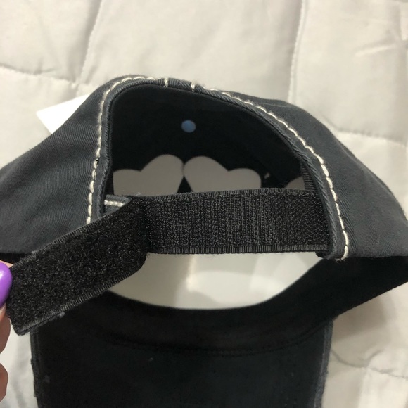 Womens distressed butterfly baseball cap - Picture 6 of 6